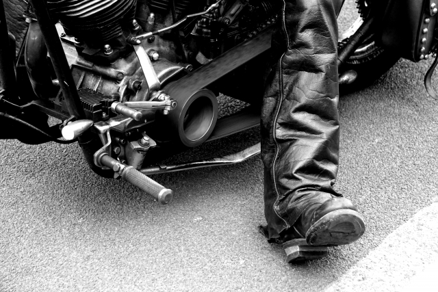 バイク用のブーツ